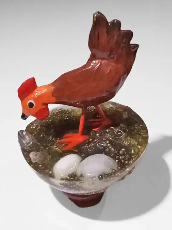 Papa poule orgonite unique 2.webp